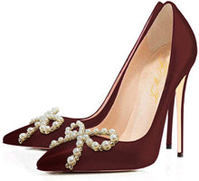 Load image into Gallery viewer, Golden Cap Toe Stiletto Classic Shoes