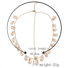 Load image into Gallery viewer, Vintage Bohemian Chain Shell Pendant Head Piece