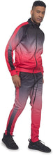 Load image into Gallery viewer, Sporty Gradient Red Men&#39;s Big &amp; Tall 2pc Tracksuit