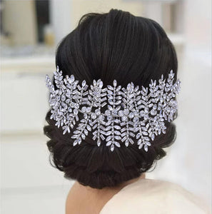 Gold Headwear Bridal Hair Comb Rhinestone Hair Accessories