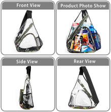 Load image into Gallery viewer, Durable Sling Camouflage Bag Clear Backpack with Adjustable Strap
