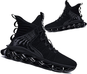 Men's Charcoal Black Hip Hop Running Sneakers
