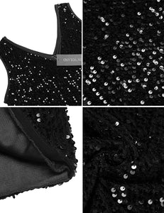 All Dressed Up Elegant Black Plus Size Sleeveless Mini Dresses