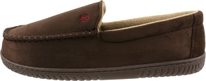 Moccasin Brown Two-Tone Warm Soft Classic Slipper