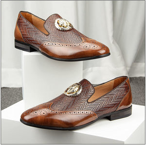 Men's Fashion Brown Classic Loafers