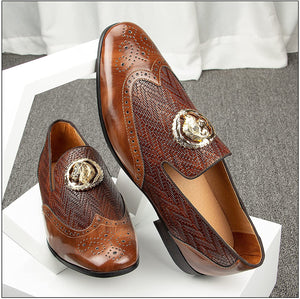 Men's Fashion Brown Classic Loafers