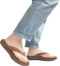 Load image into Gallery viewer, Comfortable Yoga Comfort Mocha Slip On Sandals