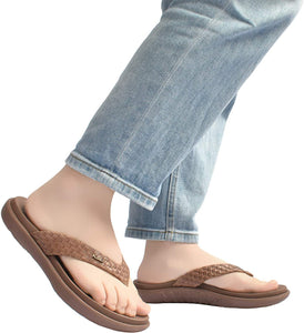 Comfortable Yoga Comfort Mocha Slip On Sandals