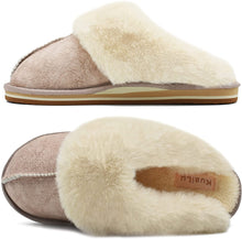 Load image into Gallery viewer, Fluffy Red Dual Memory Foam Slippers