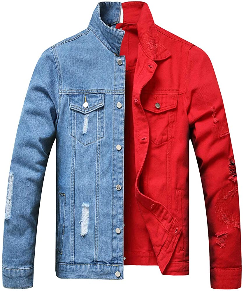 Casual Jackets Full Sleeve Women Red Denim Jacket, Size: Small at Rs  195/piece in New Delhi