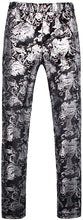 Load image into Gallery viewer, Men&#39;s Luxury Silver Expandable Waist Pants