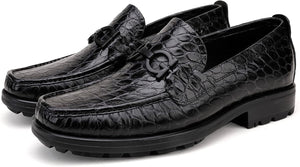 Luxury Black Leather Men's Classical Dress Shoes