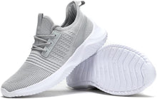 Load image into Gallery viewer, Dreamy Grey Mesh Sneakers Light Comfort Walking Shoes