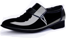 Load image into Gallery viewer, Patent Leather Black Oxford Dress Shoes