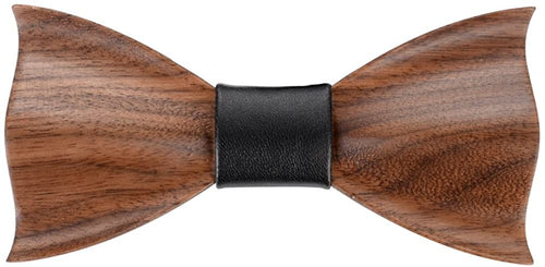 Men's Natural Walnut Wood Bow Tie