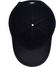 Load image into Gallery viewer, Classic Black Leather Diamond Design Snapback Hat