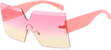 Load image into Gallery viewer, Candy Color Rimless Frame Transparent Sunglasses Glasses