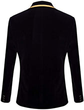 Load image into Gallery viewer, Prince Stylish Court Peak Lapels Velvet Embroidery Blazer