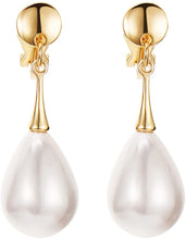 Load image into Gallery viewer, Long Pearl Drop Design Earrings