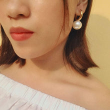 Load image into Gallery viewer, 35mm Hoop Fashion Drop Dangle Hypoallergenic Layer Earrings