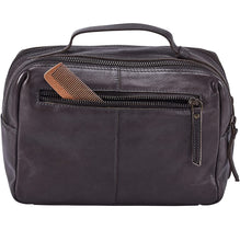 Load image into Gallery viewer, Grey Travel Pouch Organiser With Waterproof Lining Double Compartment