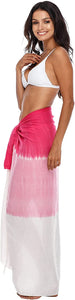 Ombre Sarong Pink Swimsuit Cover-Up