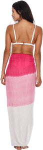 Ombre Sarong Pink Swimsuit Cover-Up