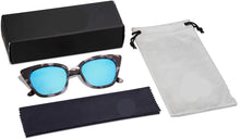 Load image into Gallery viewer, Cat Eye Blue Tortoise Designer UV400 Protection Sunglasses