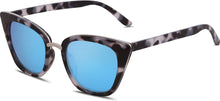 Load image into Gallery viewer, Cat Eye Blue Tortoise Designer UV400 Protection Sunglasses