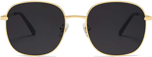 Classic Square Bright Gold Sunglasses