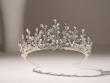 Load image into Gallery viewer, Crystal Silver Headband Rhinestone Tiara for Women Bridal, Prom, Birthday Hair Accessories