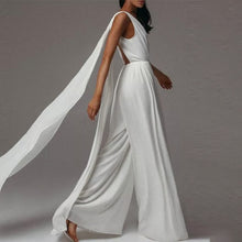 Load image into Gallery viewer, Lost In Cannes White Wide Leg Sleeveless Jumpsuit