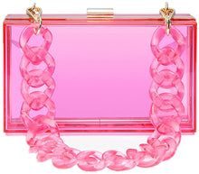 Load image into Gallery viewer, Pink Purse Clutch Vintage Banquet Handbag