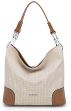 Load image into Gallery viewer, Brown Large Unique Shoulder Tote Handbag