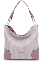 Load image into Gallery viewer, Pink Large Unique Shoulder Tote Handbag