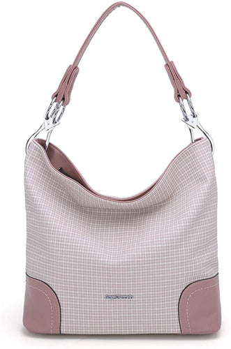 Pink Large Unique Shoulder Tote Handbag