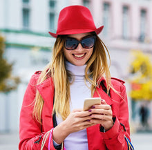 Load image into Gallery viewer, Men&#39;s Red Timelessly Classic Fedora Hat