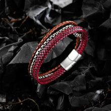 Load image into Gallery viewer, Inside Impressions Red Chain Bracelets with Magnetic Clasp
