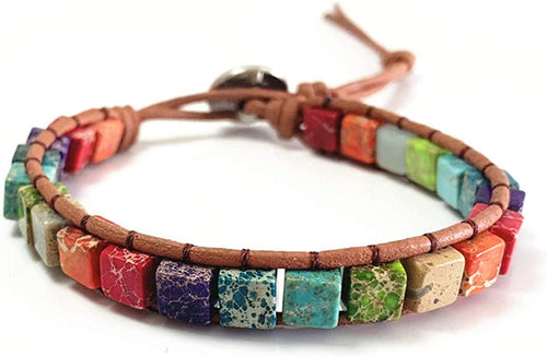 Sofia Chakra 4 Bracelet with Real Gemstones