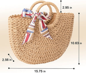 Travel Tote Purse Khaki Big Capacity Clutch Bags