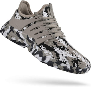 Men's Camouflage Brown Non Slip Athletic Running Shoes