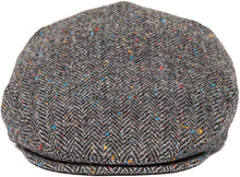 Load image into Gallery viewer, Men&#39;s Tweed Brown/Gray Newsboy Hat
