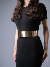 Load image into Gallery viewer, Polished Mirrored Surface Waist Belt with Adjustable Chain