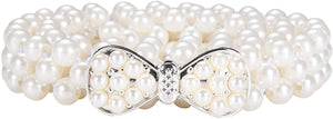 Diamond Pear Flower Women's Dress Belt Pearl Bridal Beaded Shiny Diamond Waist Chain