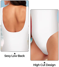 Load image into Gallery viewer, Pier Perfection White Tummy Control Retro One Piece Bathing Suit