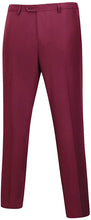 Load image into Gallery viewer, Men&#39;s Wine Red One Button 2pc Blazer &amp; Pant Suit