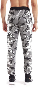 Men's Snow Cotton Casual Camouflage Sweat Jogger Pants