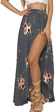 Load image into Gallery viewer, Modish Apricot Boho Floral Tie Up Waist Skirt