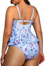 Load image into Gallery viewer, Modish Tie Dye Tummy Control Two Piece Bathing Suit