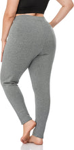 Load image into Gallery viewer, Basic Plus Size Fleece Lined Leggings